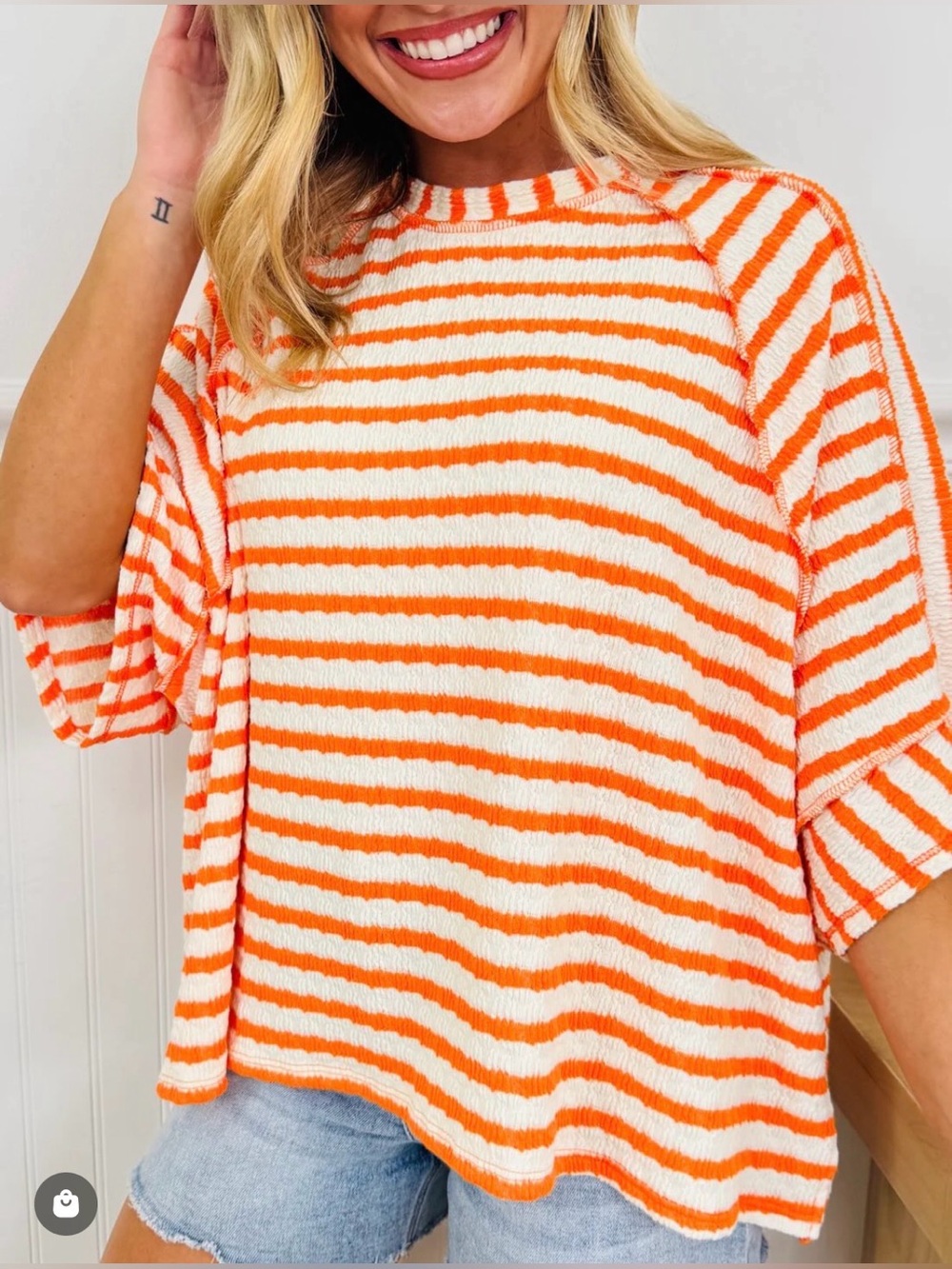 NEW Boutique Haptics Ribbed Top Size Large